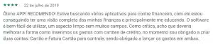 Avaliação do app de finanças Minhas Economias