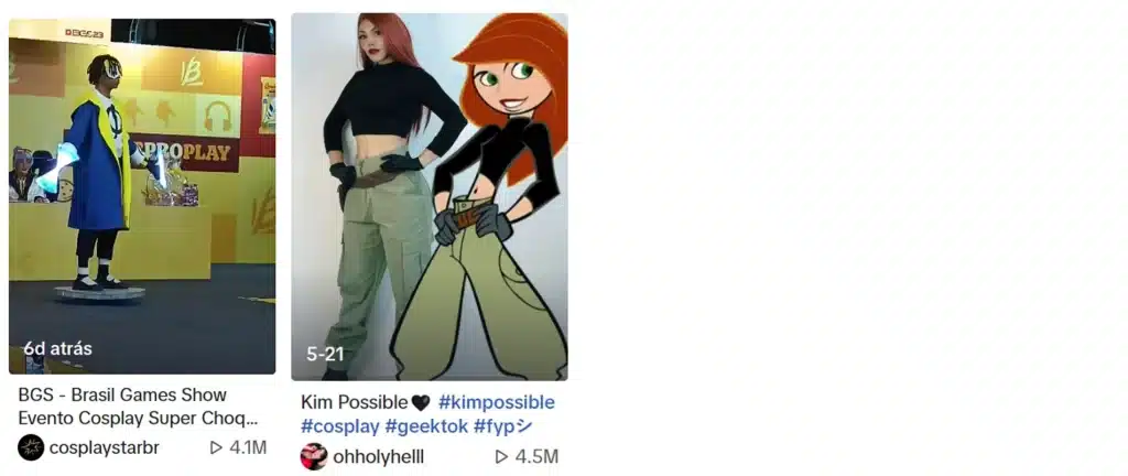 Cosplay do Super Choque Cosplay Kim Possible