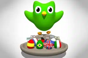 Imagem da coruja do duolingo 