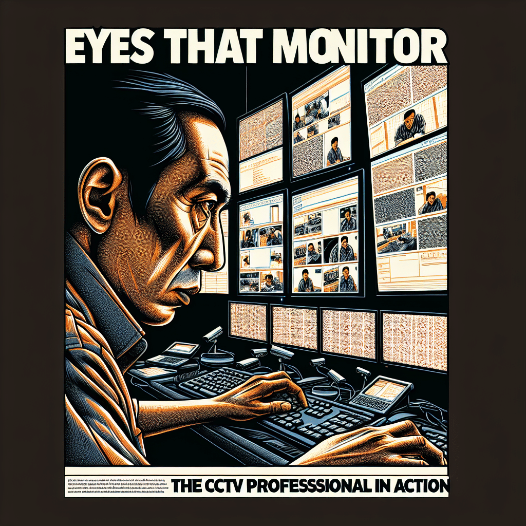Olhos que Monitoram: O Profissional de CFTV em Ação