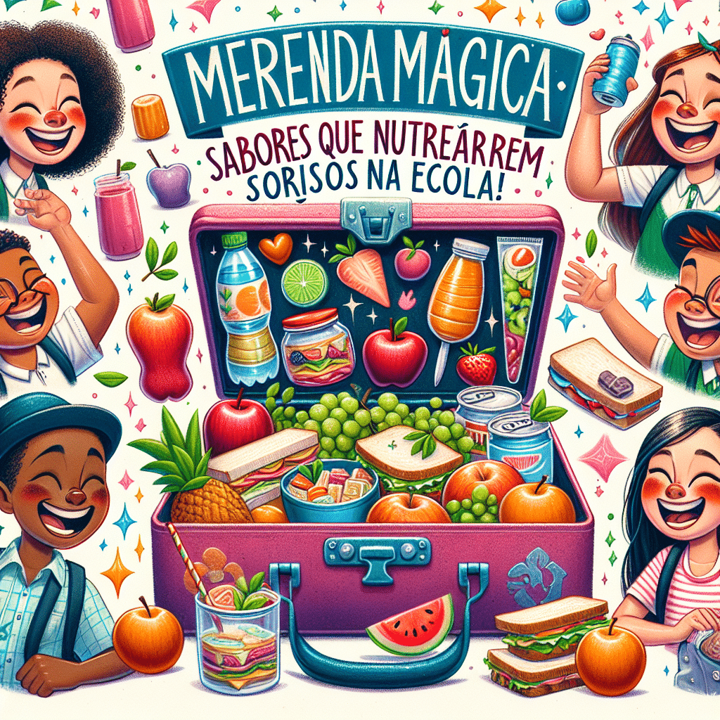 Merenda Mágica: Sabores Que Nutrem Sorrisos na Escola!