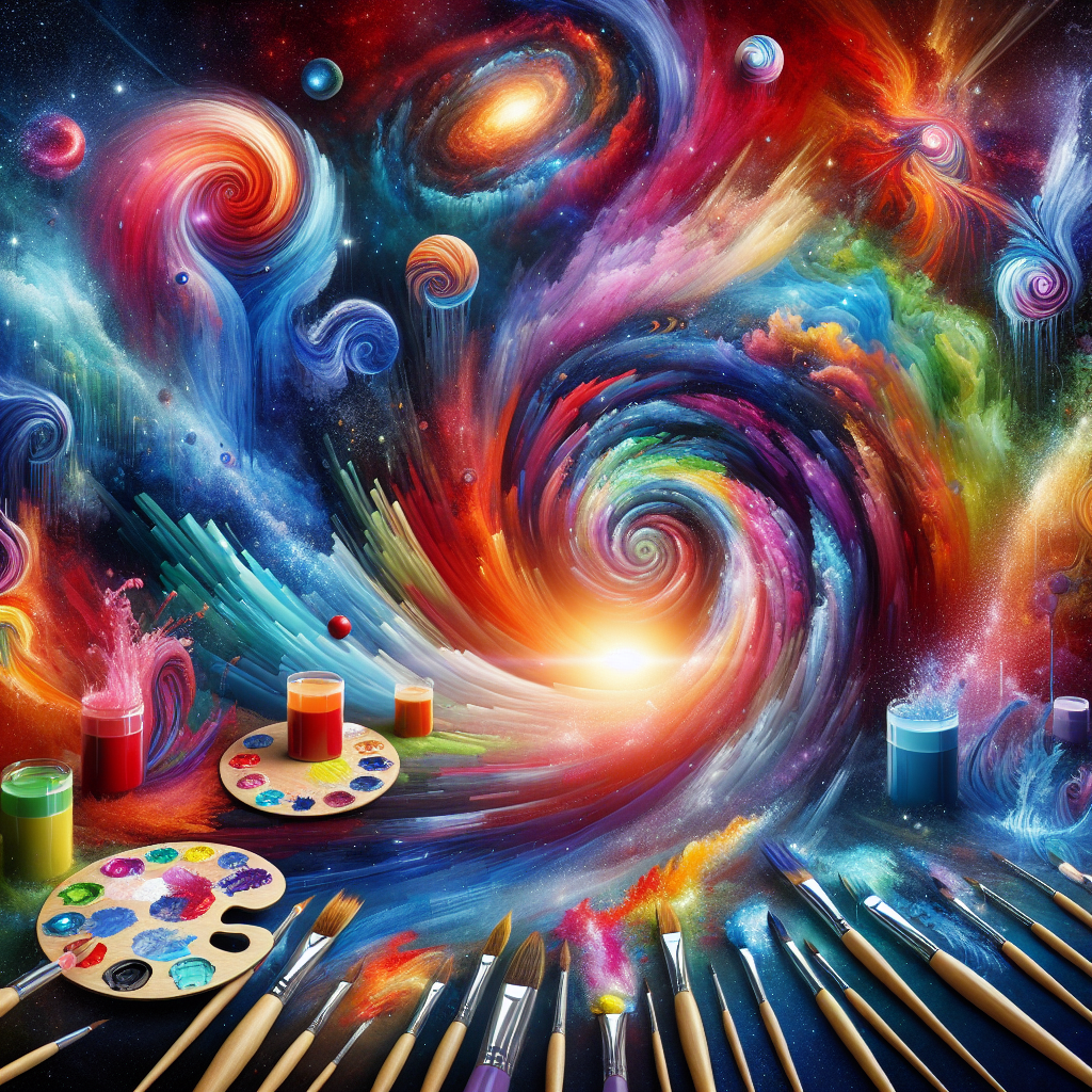 Universo das Cores: Explorando Técnicas de Pintura