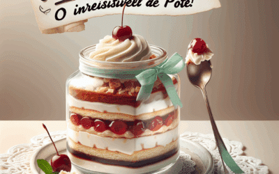 Delícias em Camadas: O Irresistível Bolo de Pote!