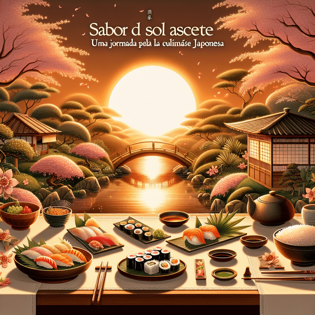 Sabor do Sol Nascente: Uma Jornada pela Culinária Japonesa