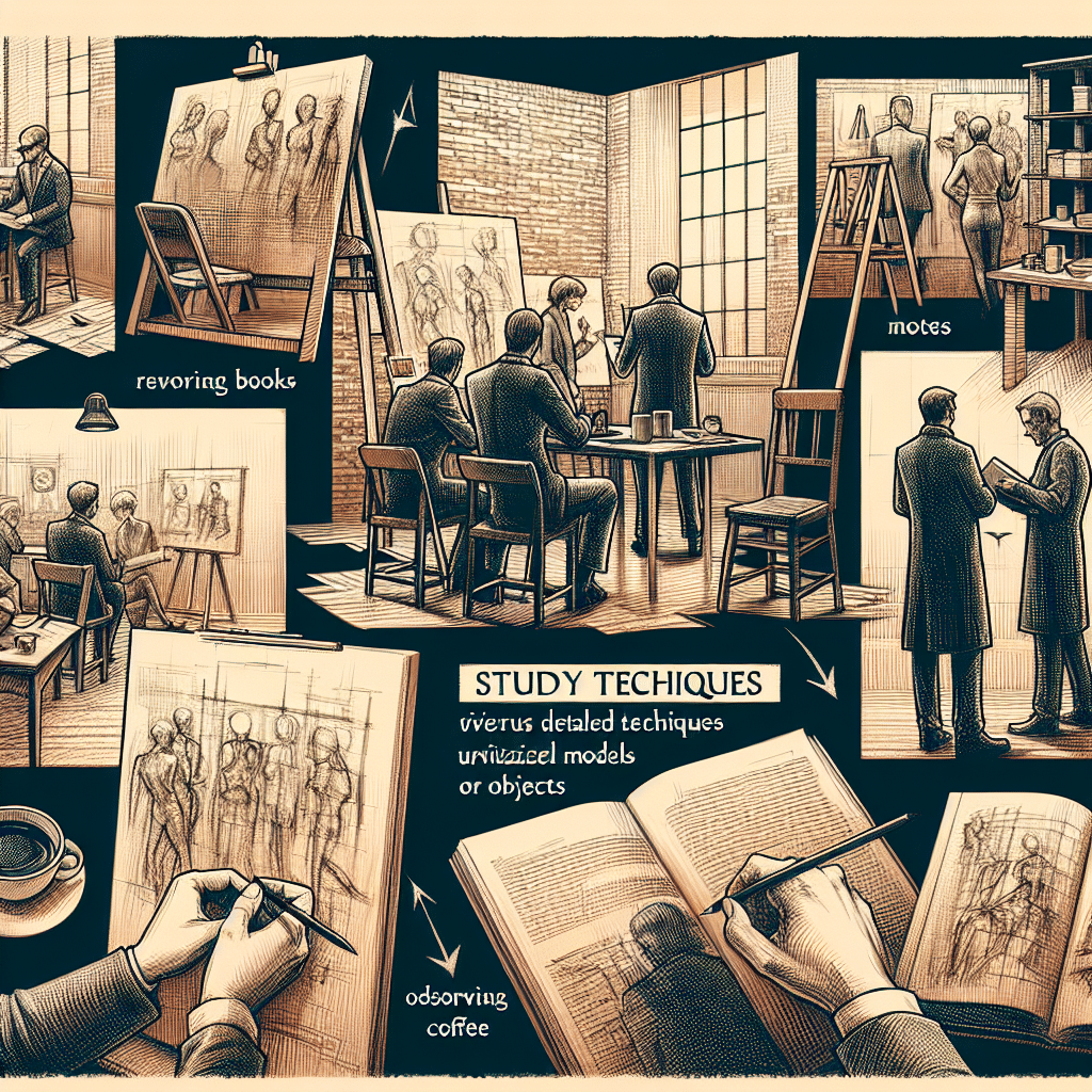 Técnicas de estudo dos profissionais: Insights de melhores artistas